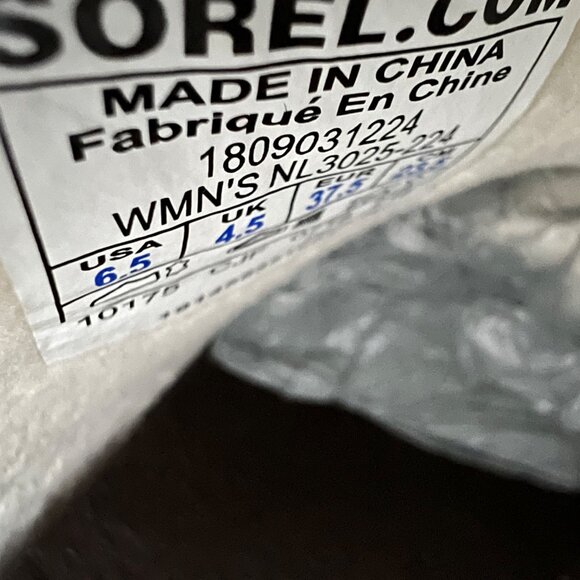 Sorel Womens Emelie Foldover Boot NL3025 Waterproof Camel Leather size 6.5 - Picture 15 of 16